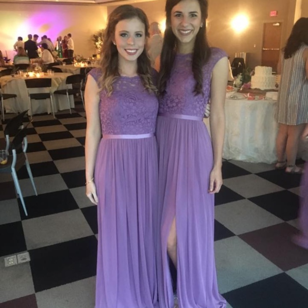 David bridal lavender dress; worn once